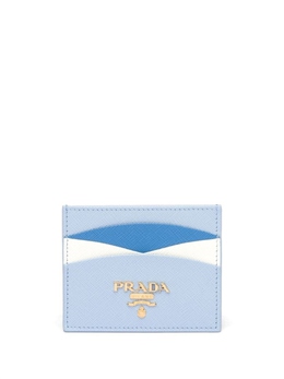 Prada: Синий картхолдер 