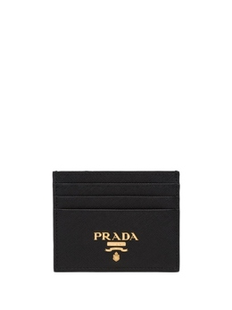 Prada: Чёрный картхолдер 