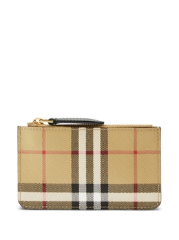 Burberry: Кошелёк  Vintage Check в клетку