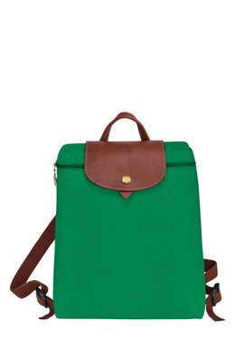 Longchamp: Тёмный рюкзак  Le Pliage Original