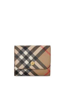 Burberry: Кошелёк  Vintage Check в клетку