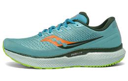 Saucony: Зелёные кроссовки  Triumph 18