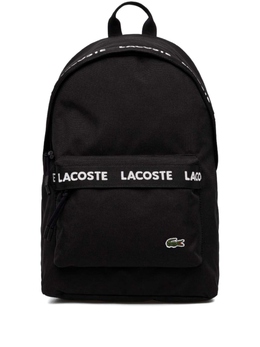 Lacoste: Чёрный рюкзак 