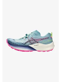 Asics: Голубые кроссовки 