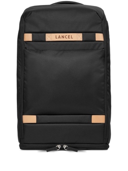 LANCEL: Чёрный рюкзак 