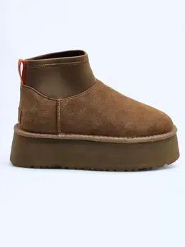 UGG: Коричневые угги  Classic Mini