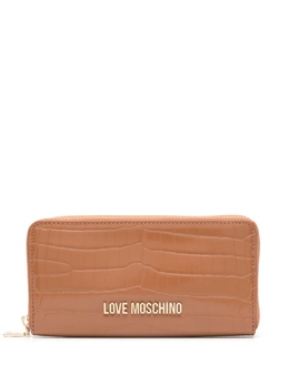 LOVE MOSCHINO: Коричневый кошелёк 