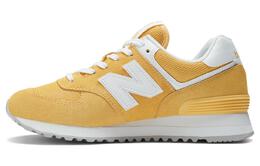 New Balance: Жёлтые кроссовки  574