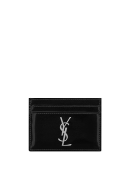 Saint Laurent: Чёрный картхолдер 