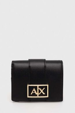 Armani Exchange: Чёрный кошелёк 