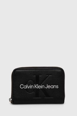 Calvin Klein Jeans: Чёрный кошелёк 