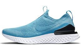 Nike: Голубые кроссовки  Epic React Flyknit