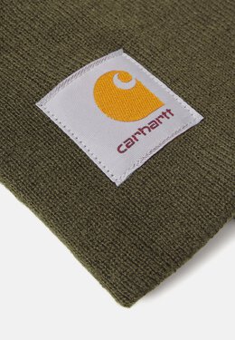 Carhartt WIP: Тёмная шапка 