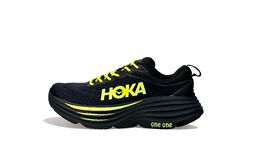 Hoka One One: Чёрные кроссовки 