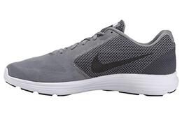 Nike: Серые кроссовки 
