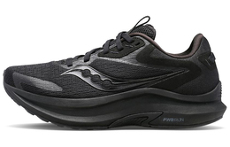 Saucony: Чёрные кроссовки 