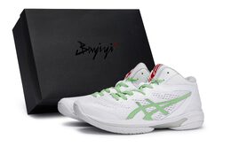 Asics: Зелёные кроссовки  Gel