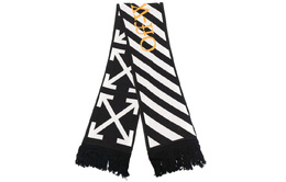 Off-White: Чёрный шарф  Diag