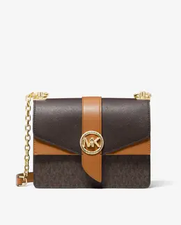 MICHAEL Michael Kors: Коричневая сумка 