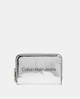 Calvin Klein: Серый кошелёк 