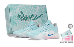 Nike: Голубые кроссовки 