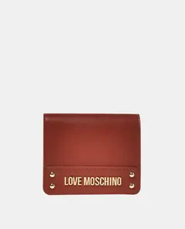 LOVE MOSCHINO: Коричневый кошелёк 