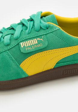 PUMA: Зелёные кроссовки 