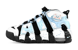 Nike: Голубые кроссовки  Air More Uptempo