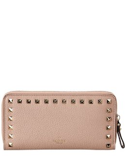 Valentino: Розовый кошелёк  Rockstud