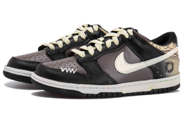 Nike: Чёрные кроссовки  Dunk