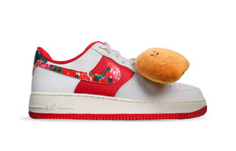 Nike: Красные кроссовки  Air Force 1