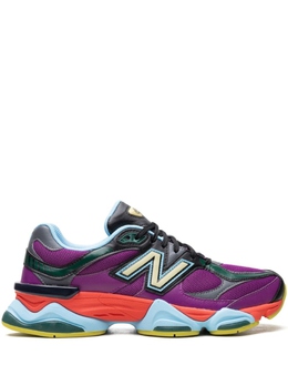 New Balance: Фиолетовые кроссовки  9060