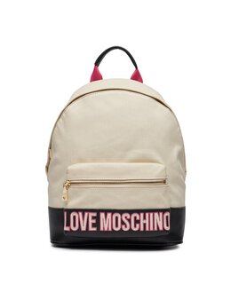 LOVE MOSCHINO: Бежевый рюкзак 