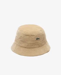 Lacoste: Бежевая шляпа 