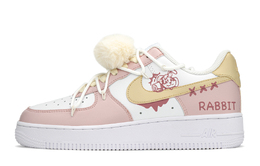 Nike: Розовые кроссовки  Air Force 1