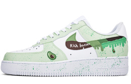 Nike: Зелёные кроссовки  Air Force 1