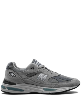 New Balance: Серые кроссовки  991