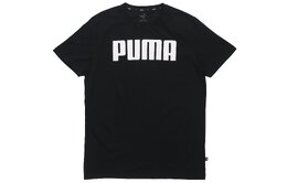 PUMA: Чёрная футболка  Ess