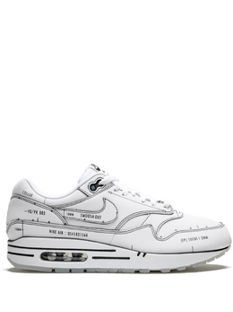 Nike: Белые кроссовки  Air Max 1