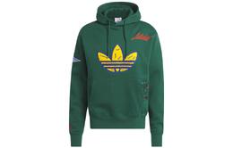 Adidas Originals: Зелёная толстовка 