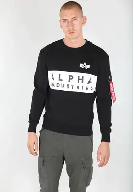 Alpha Industries: Чёрный свитер 