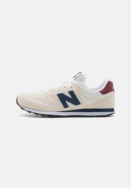 New Balance: Бежевые кроссовки 