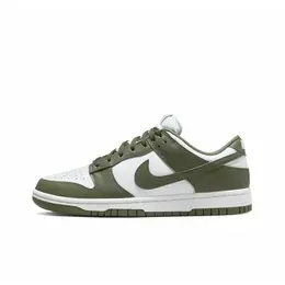 NIKE: Зелёные кроссовки  Dunk Low