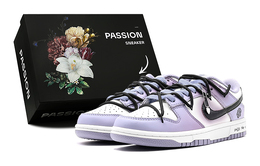 Nike: Фиолетовые кроссовки  Dunk