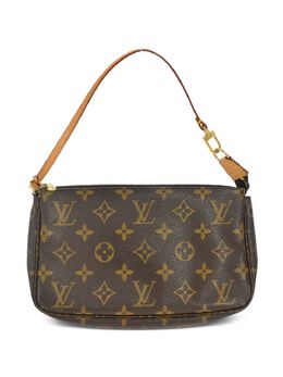 Louis Vuitton Pre-Owned: Коричневый клатч 