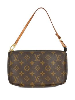 Louis Vuitton Pre-Owned: Коричневый клатч 