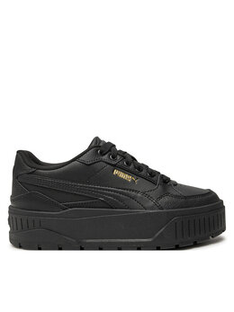 PUMA: Чёрные кроссовки 