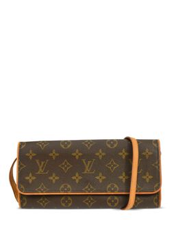 Louis Vuitton Pre-Owned: Коричневый клатч 