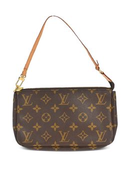 Louis Vuitton Pre-Owned: Коричневый клатч 