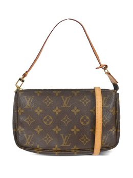 Louis Vuitton Pre-Owned: Коричневый клатч 